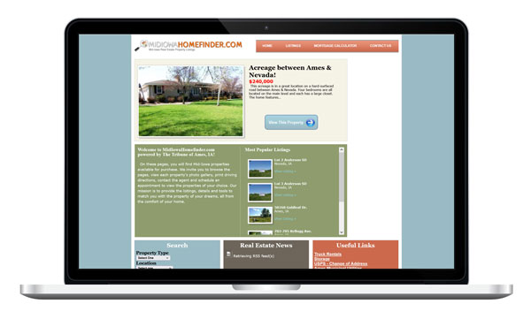 MidIowaHomeFinder real estate website